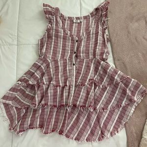 True Craft Ruffled Tank Top